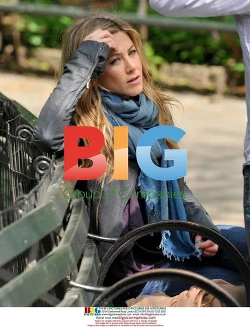 Jennifer Aniston on set of 'The Baster'