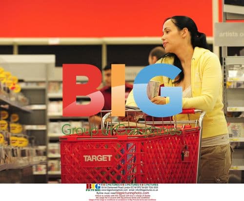 Octomum Nadya Suleman at McDonald's and Target