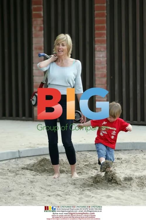 Sharon Stone with sons at Coldwater Canyon Park