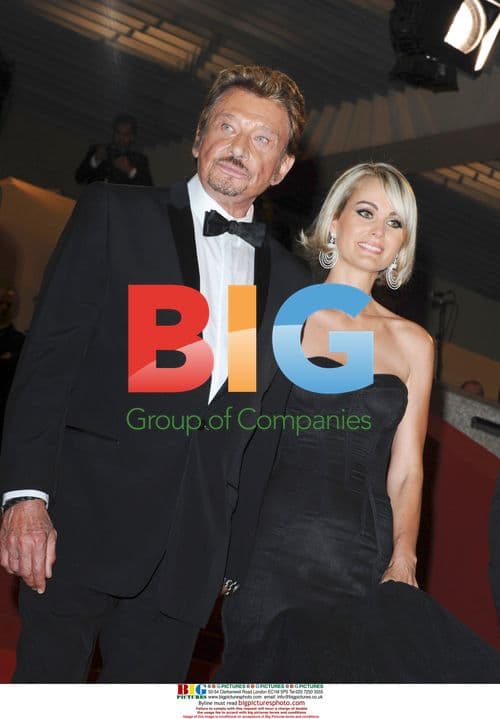 Johnny and Laetitia Hallyday at Cannes