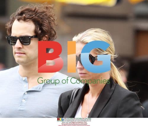 Denise Van Outen and Lee Mead on Honeymoon in NYC