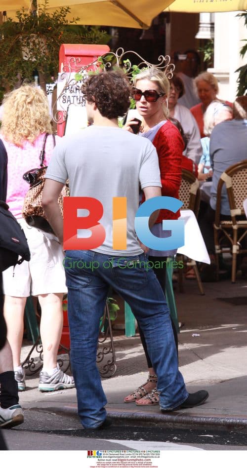 Newlyweds Denise Van Outen and Lee Mead in New York