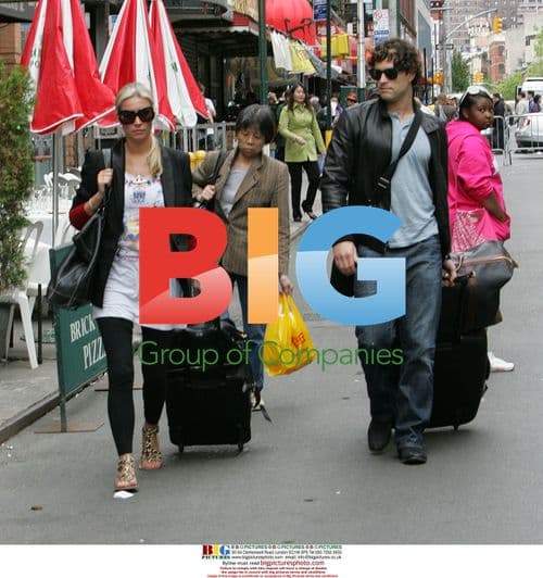 Denise Van Outen and Lee Mead in NYC