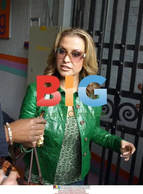 Singer Anastasia Poses at This Morning Studios