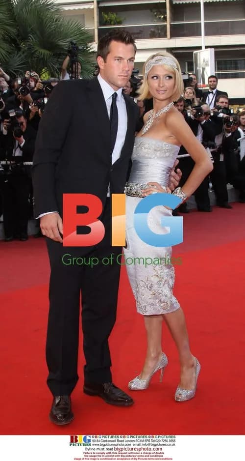 Paris Hilton and Doug Reinhardt at Cannes Film Festival