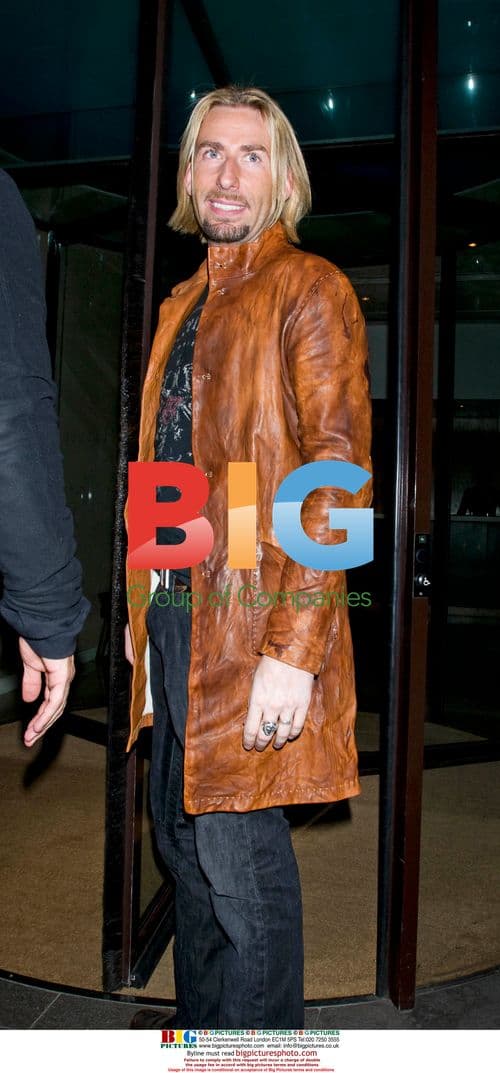 Nickelback\'s Chad Kroeger in London