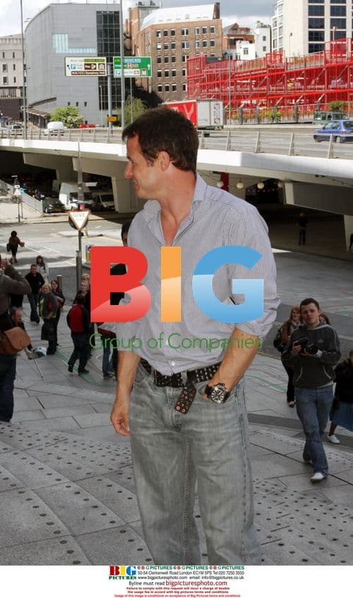 Rugby Star Austin Healey Outside Mall