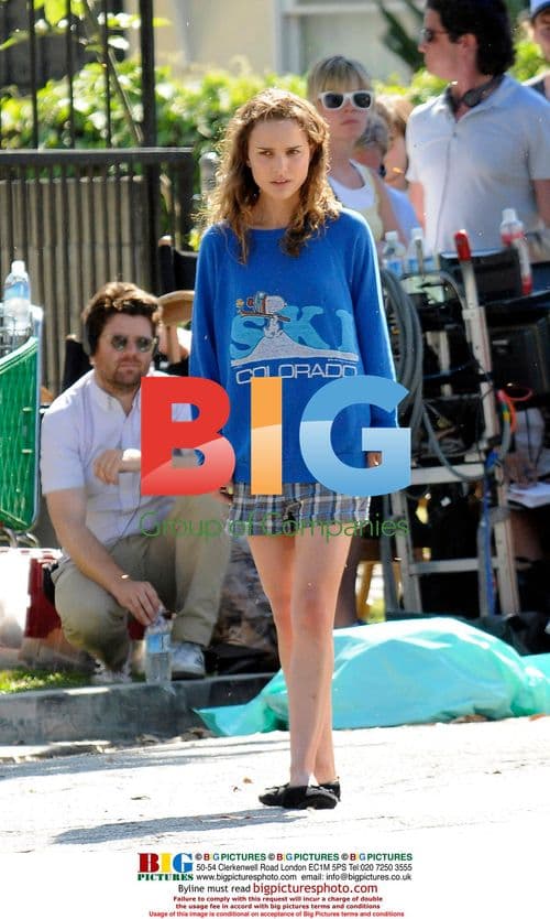 Natalie Portman on the Set of 'Hesher'