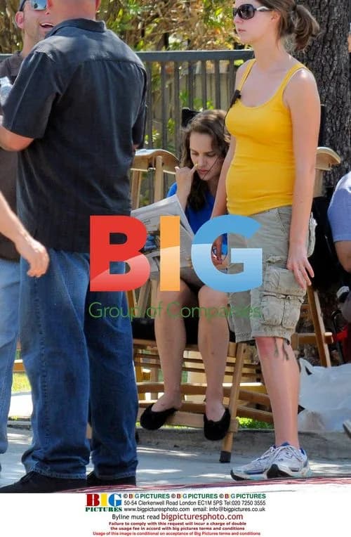 Natalie Portman on the set of Hesher