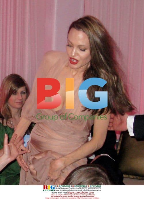 Angelina Jolie and Brad Pitt at Inglourious Basterds Party