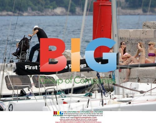 Rade Serbedzija on holiday in Croatia