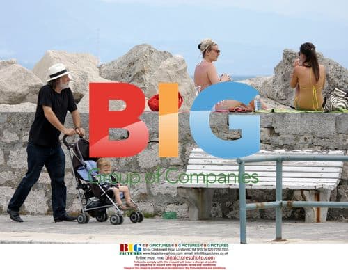 Rade Serbedzija on holiday in Croatia