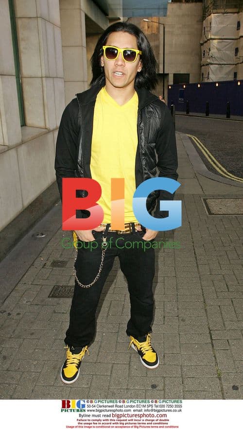 Will.i.am and Taboo leaving London hotel