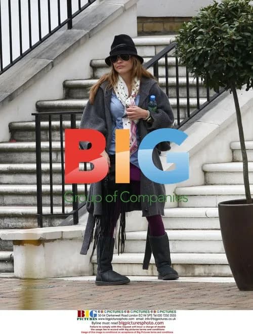 Elen Rives Outside West London Home