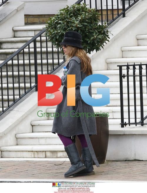 Elen Rives spotted outside London home