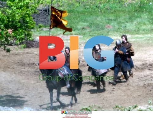 Russell Crowe Filming 'Robin Hood' Scene