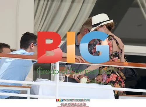 Kylie Minogue Lunches in Cannes