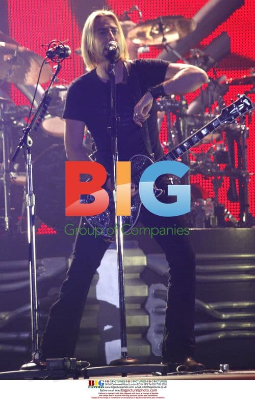 Chad Kroeger of Nickleback Performs in Manchester