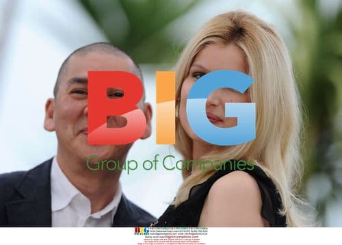 Laetitia Casta and Ming-Liang Tsai at Cannes Photocall