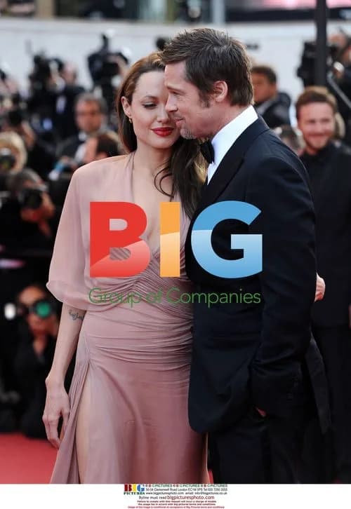 Brad Pitt and Angelina Jolie at 'Inglourious Basterds' Premiere