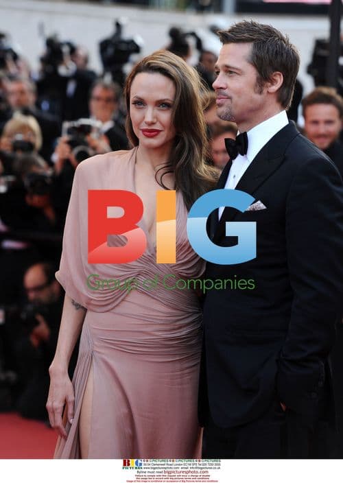 Brad Pitt and Angelina Jolie at 'Inglourious Basterds' Premiere