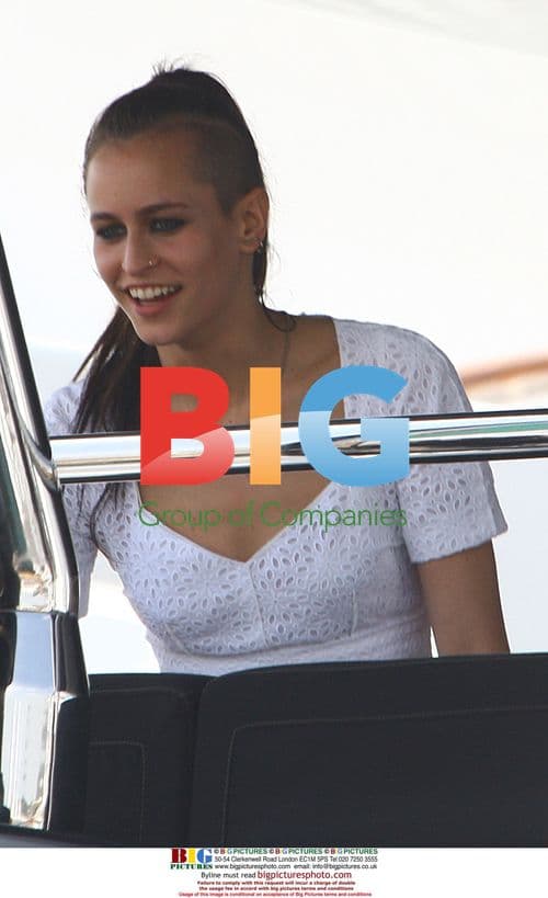 Alice Dellal and Frank Carter in Cannes