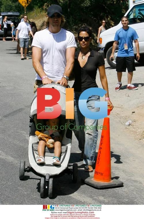 Halle Berry and Gabriel Aubrey at Topanga Fair