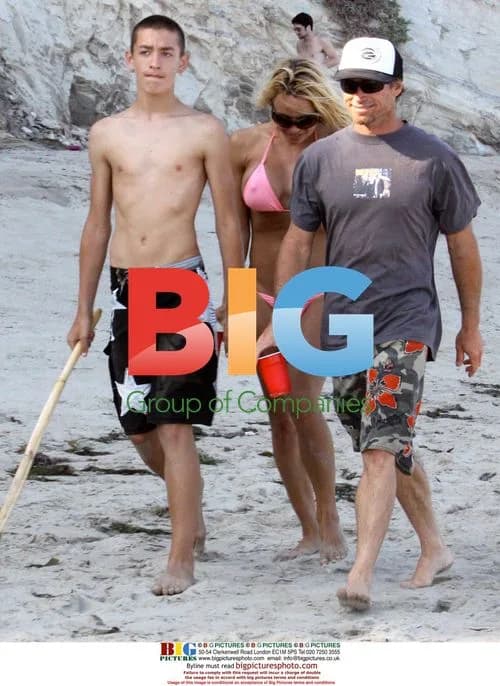 Pamela Anderson and Boyfriend on Malibu Beach