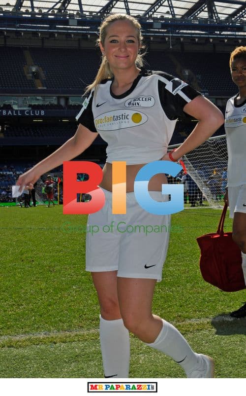 Tulisa at Celebrity Soccer Six