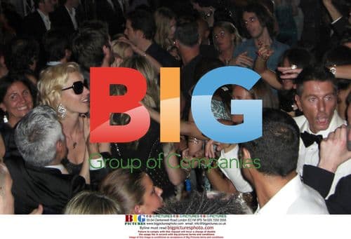 Eva Herzigova and Domenico Dolce at Dolce and Gabbana Party