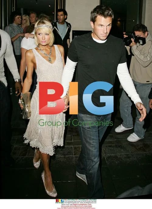 Paris Hilton leaving hotel for Baraqoue club