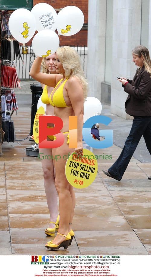 Nicola McLean Protests Selfridges' Foie Gras