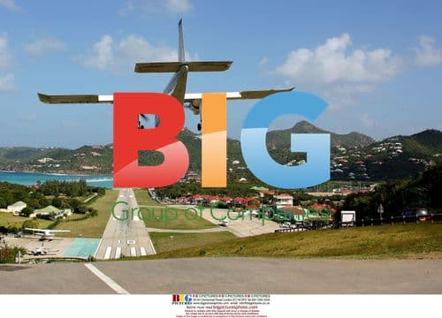 Plane Crash on St Barthelemy Mini Runway