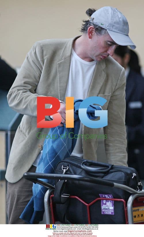 Steve Coogan Arrives at Vancouver Airport