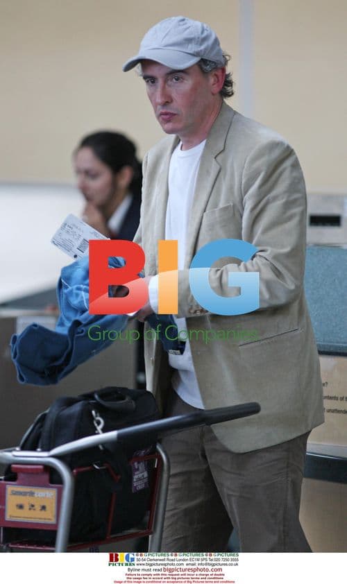 Steve Coogan at Vancouver Airport
