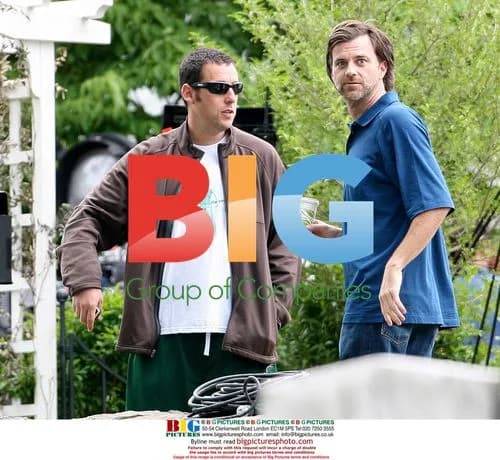 Adam Sandler on Set of 'Grown Ups'