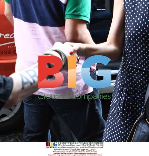 Kylie Minogue and Boyfriend in Rome