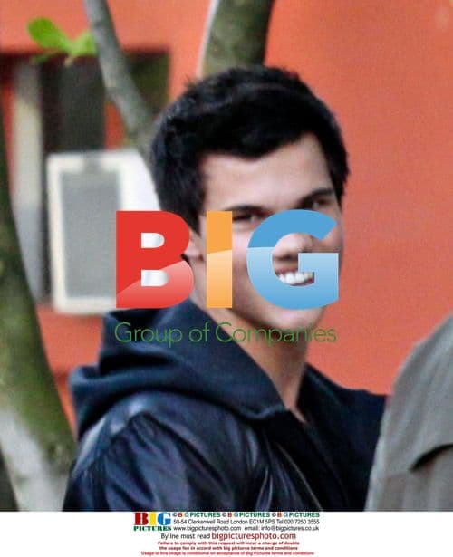 Taylor Lautner and Selena Gomez in Vancouver