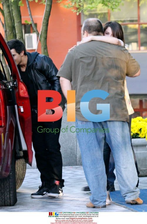 Taylor Lautner and Selena Gomez in Vancouver