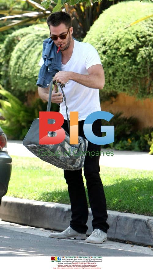 Chris Pine Spotted Out in LA