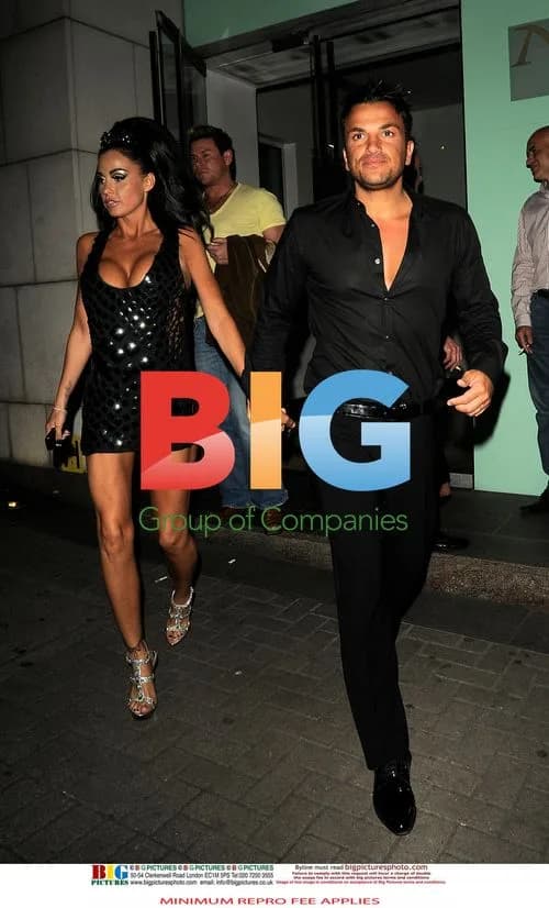 Katie Price and Peter Andre at Nobu Bar