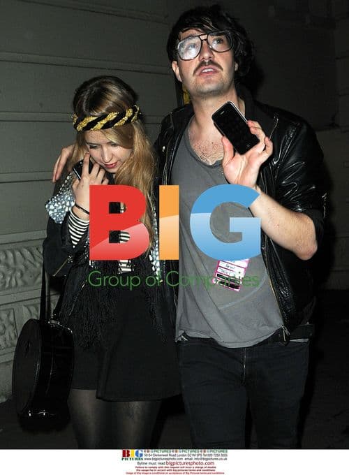 Peaches Geldof and Brace Paine in Cab