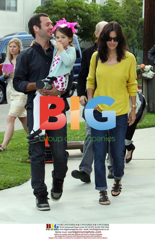 Courtney Cox and David Arquette at Coco\'s Dance Recital