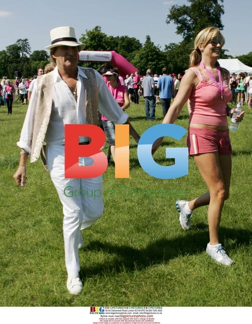 Penny Lancaster Stewart attends Ribbon Walk at Blenheim Palace