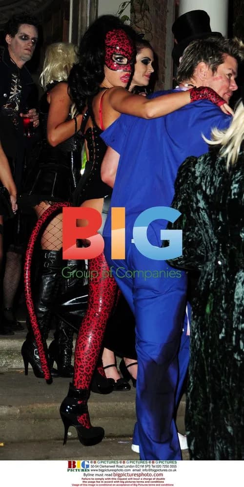Katie Price Costume at Bloodlust Ball