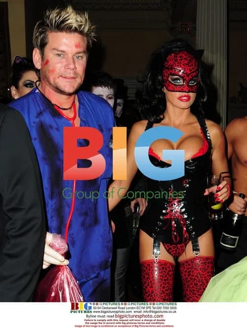 Katie Price in Costume at Bloodlust Ball