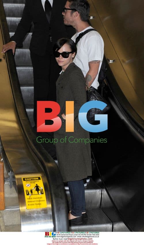 Christina Ricci and Boyfriend at Miami Airport