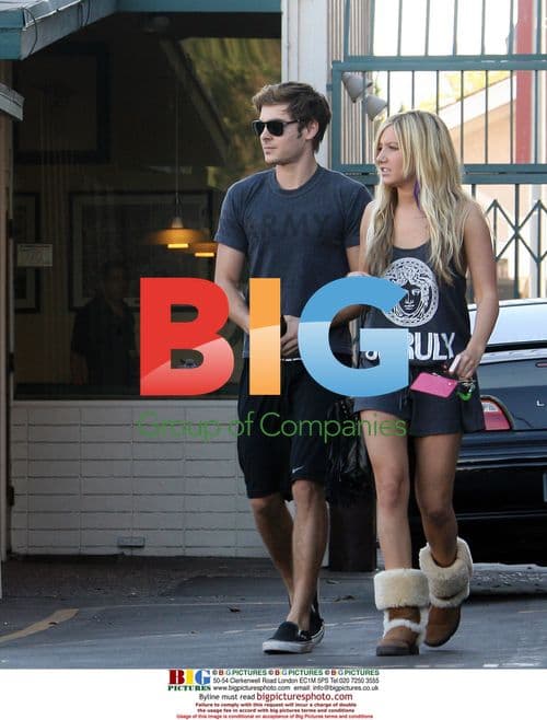 Zac Efron and Ashley Tisdale Lunch in LA