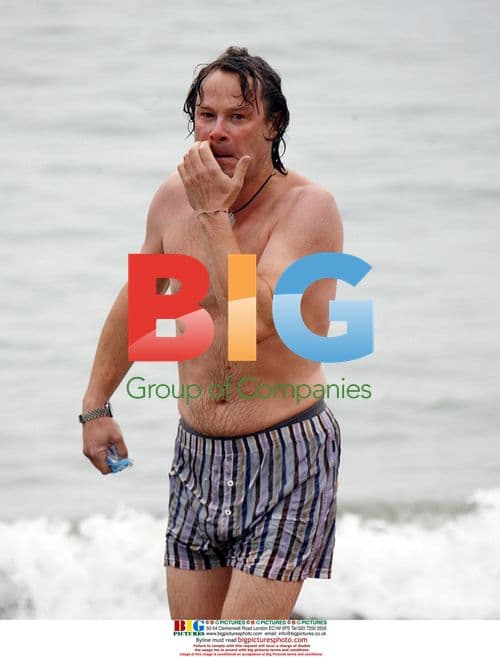 Hugh Fearnley Whittingstall Takes Early Morning Swim