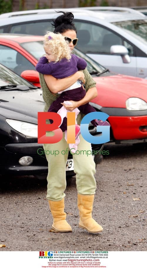 Katie Price and Daughter Out in Surrey